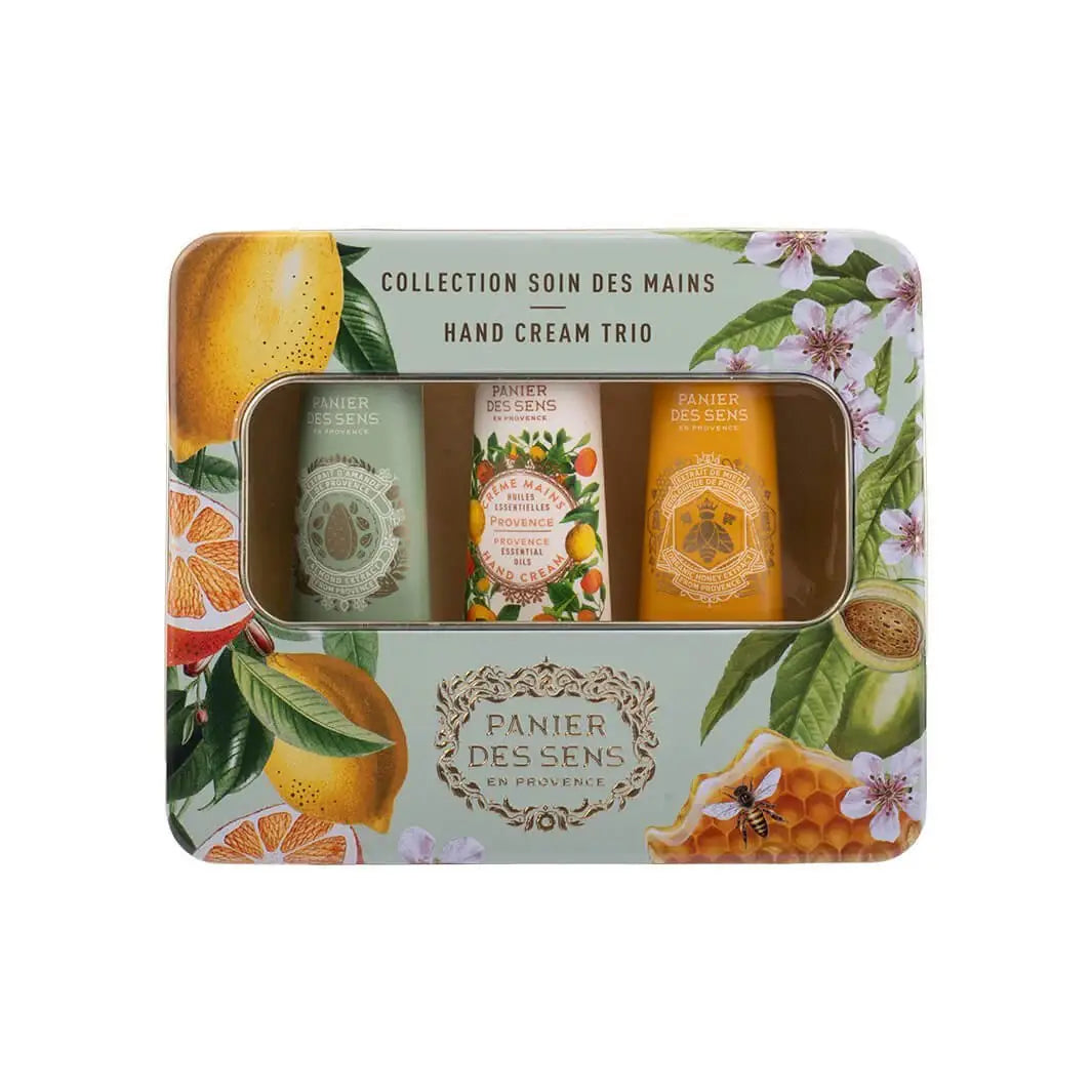 3 Hand Creams Gift Set - Honey, Almond, Citrus