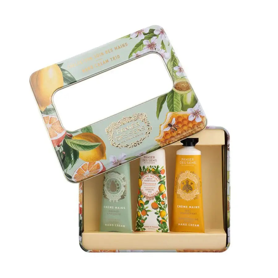 3 Hand Creams Gift Set - Honey, Almond, Citrus