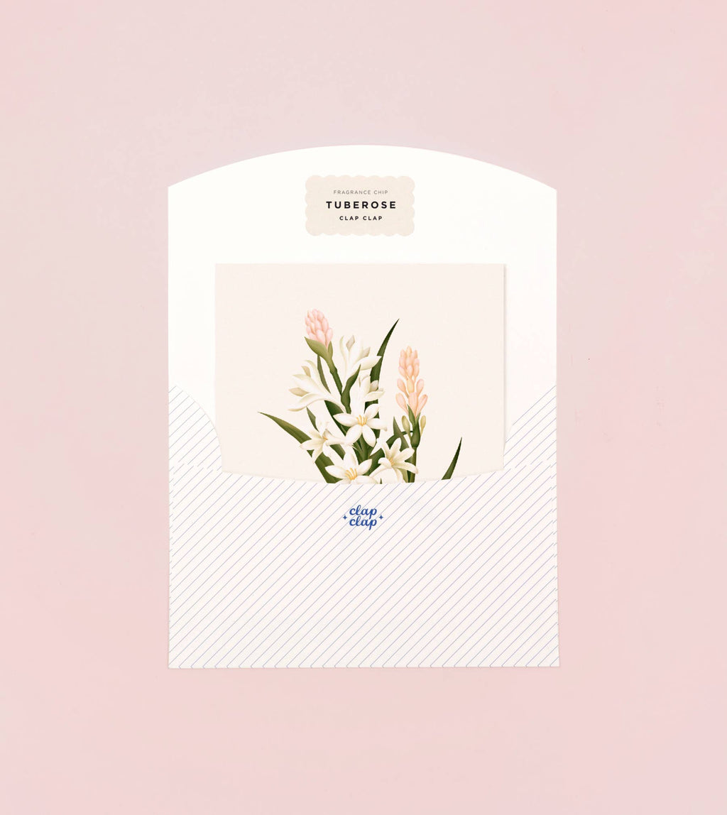 Botanical Scented Card - Tuberose