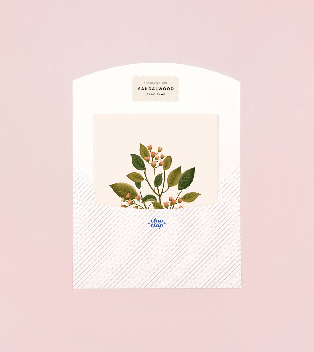 Botanical Scented Card - Sandalwood