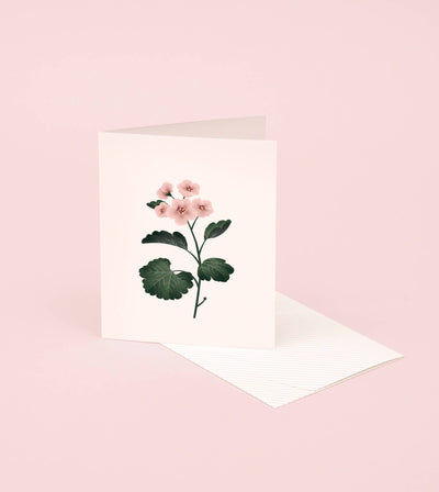 Botanical Scented Card - Geranium