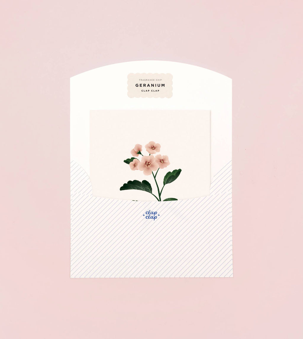 Botanical Scented Card - Geranium