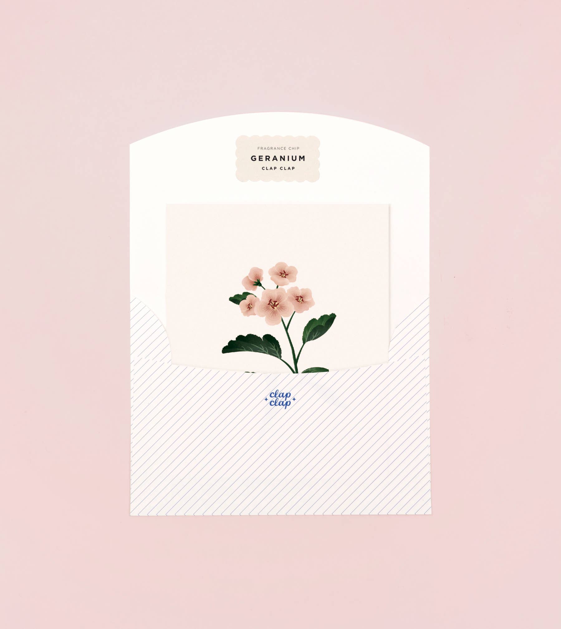 Botanical Scented Card - Geranium