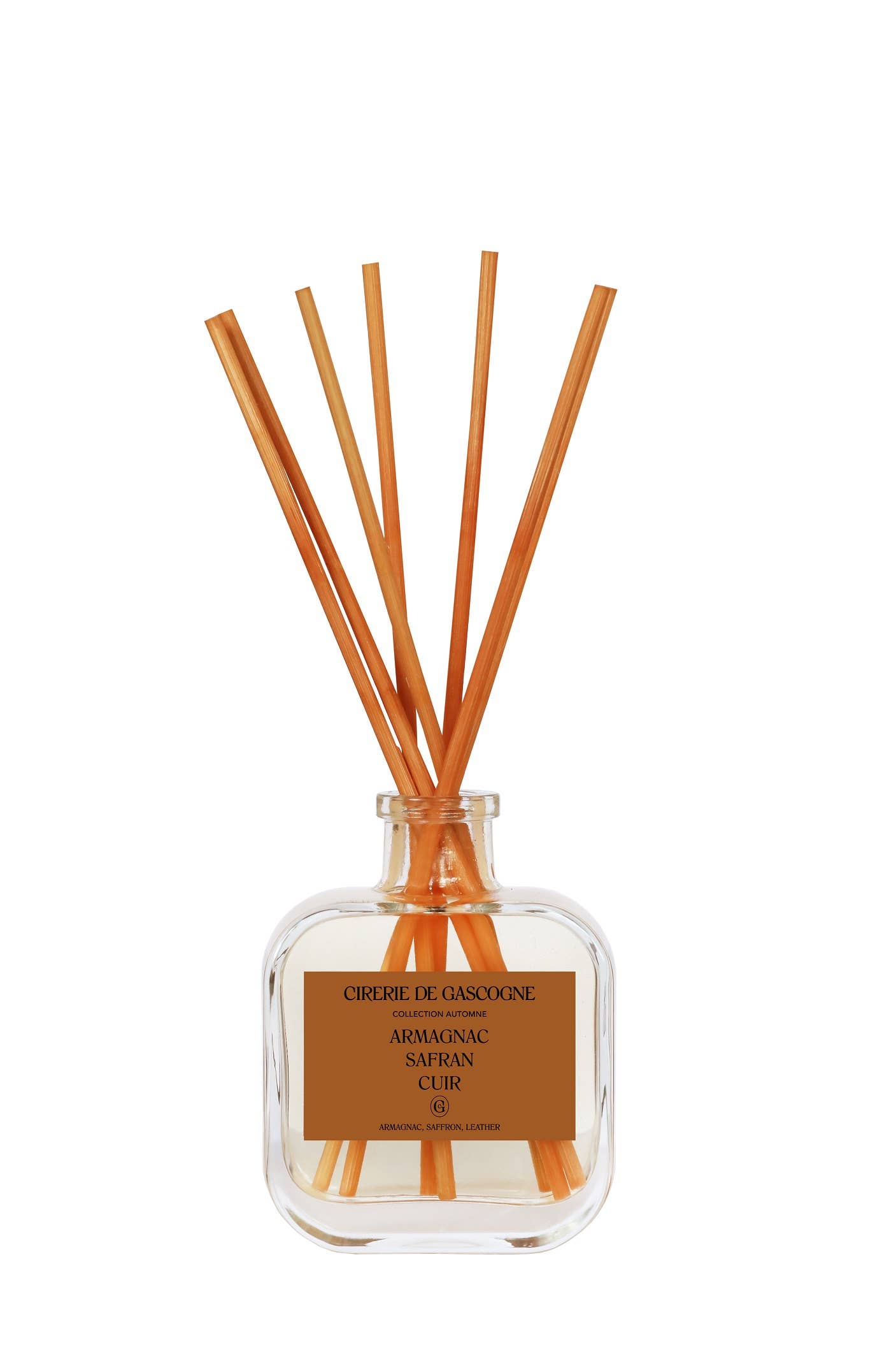 Armagnac, Saffron, Leather Reed Diffuser