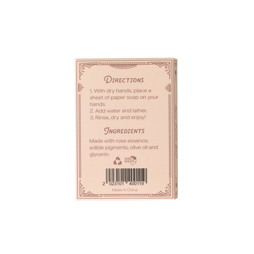 Paper Soap – Rose Scent, 50 Sheets
