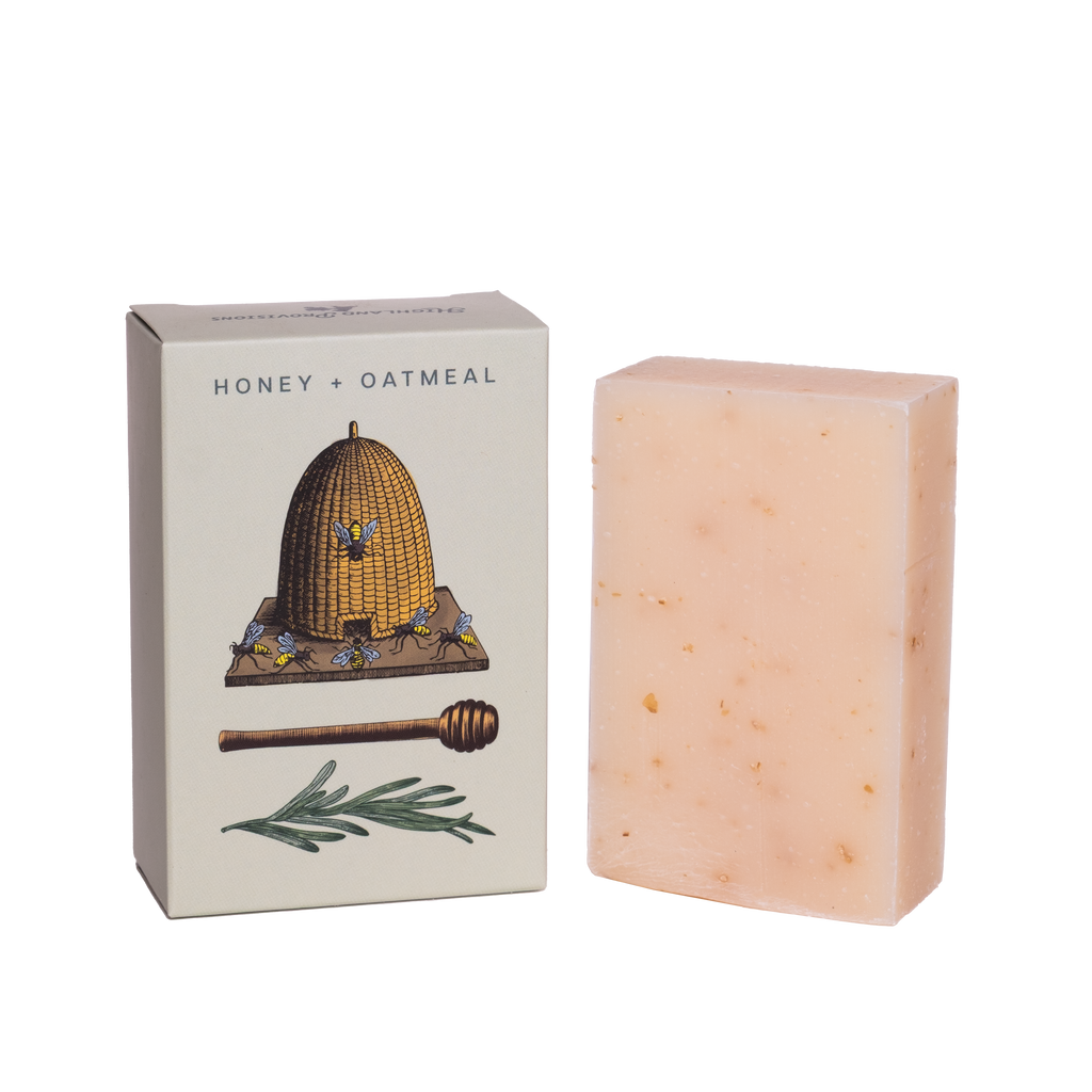 Honey + Oatmeal | Organic Bar Soap, 4 oz