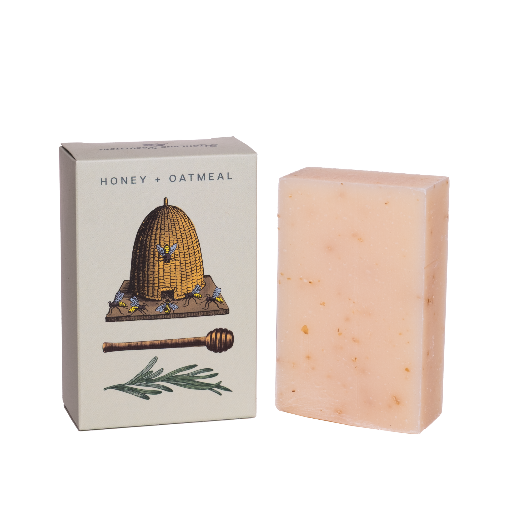 Honey + Oatmeal | Organic Bar Soap, 4 oz