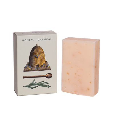 Honey + Oatmeal | Organic Bar Soap, 4 oz