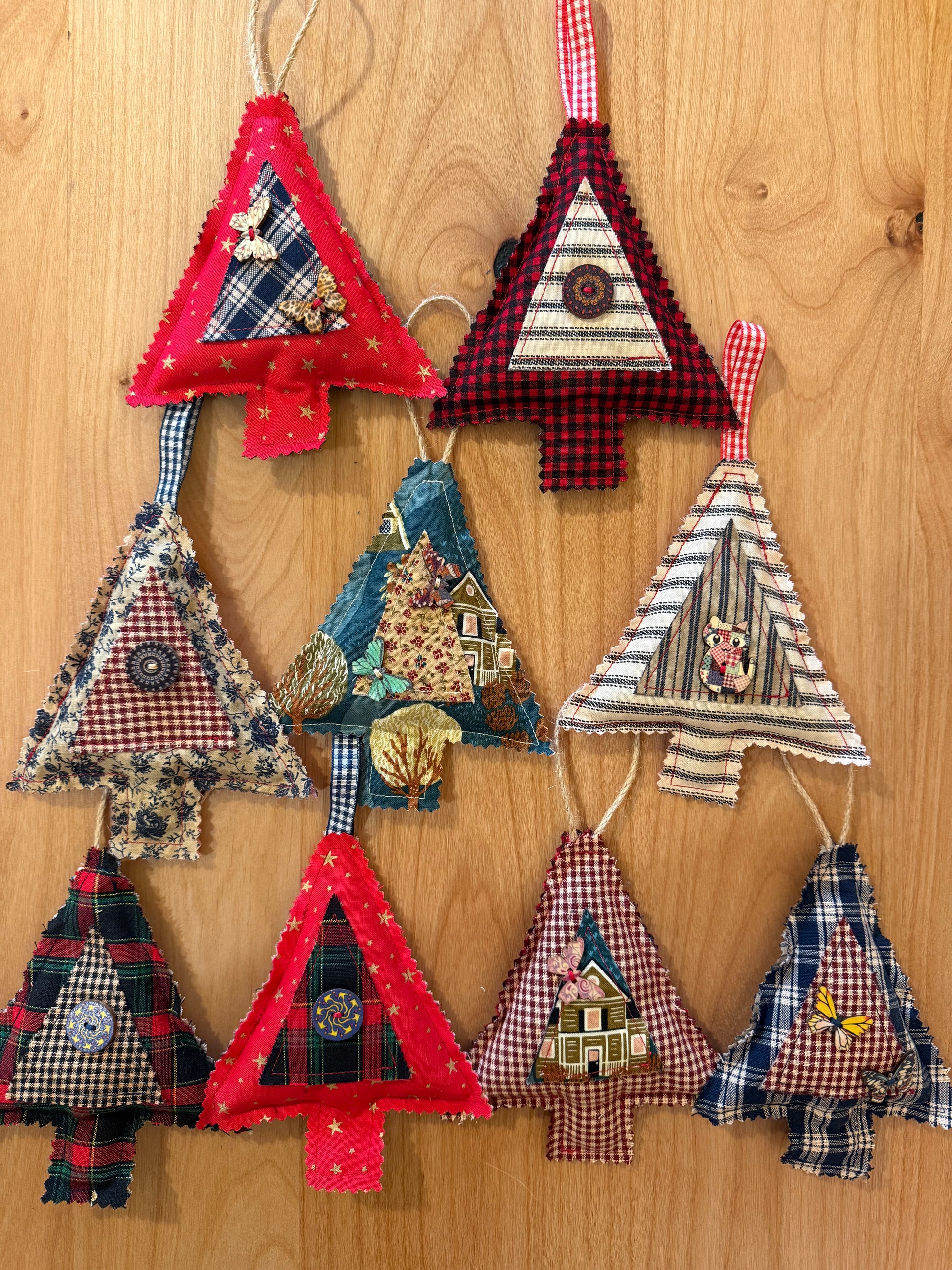 Hand-Stitched Scented Ornaments