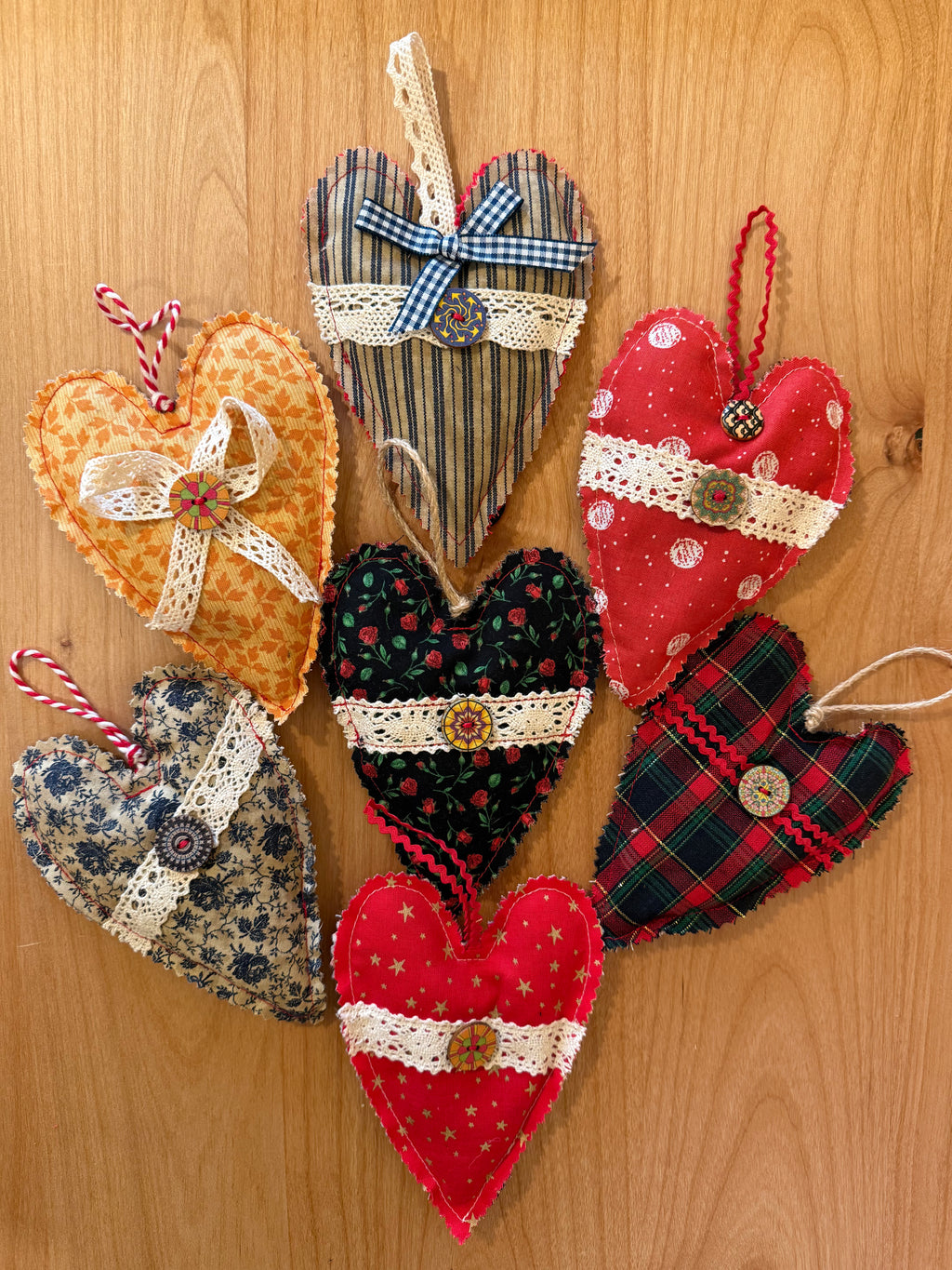 Hand-Stitched Scented Ornaments