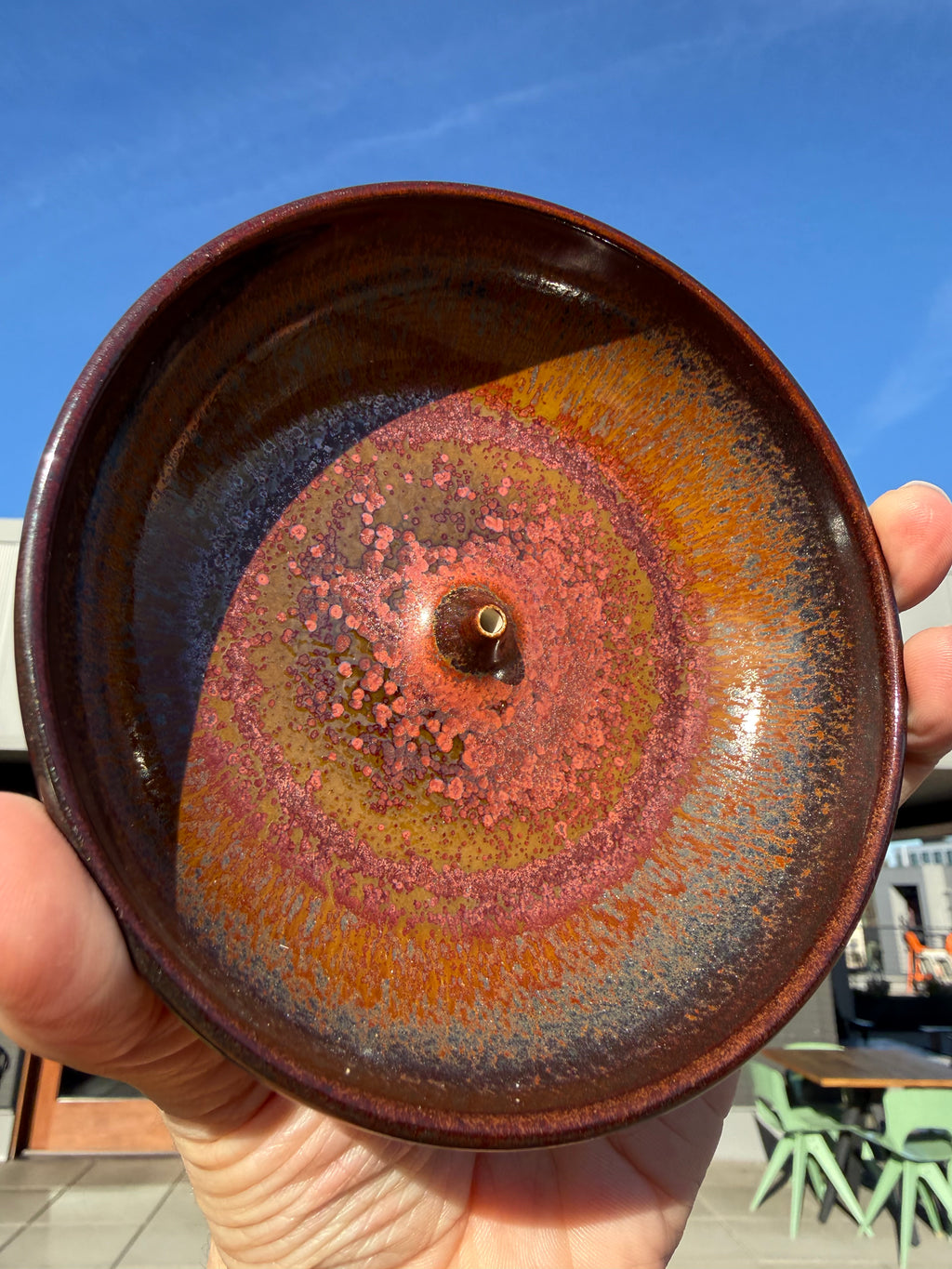 Ceramic Glazed Incense Holders