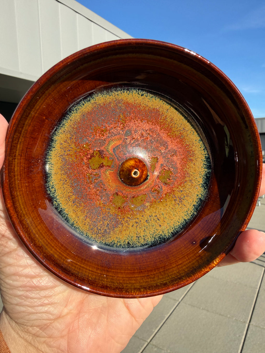 Ceramic Glazed Incense Holders