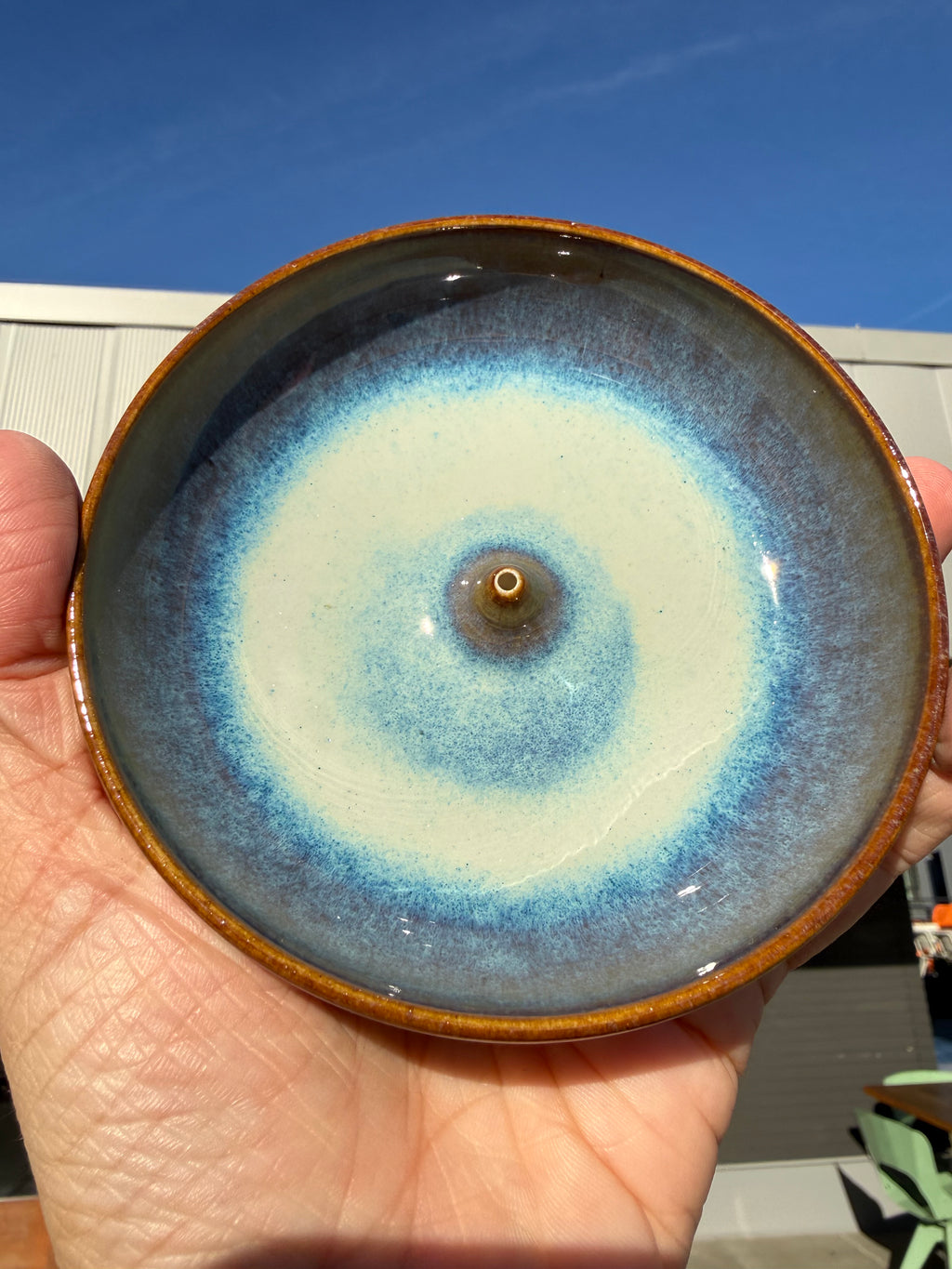 Ceramic Glazed Incense Holders