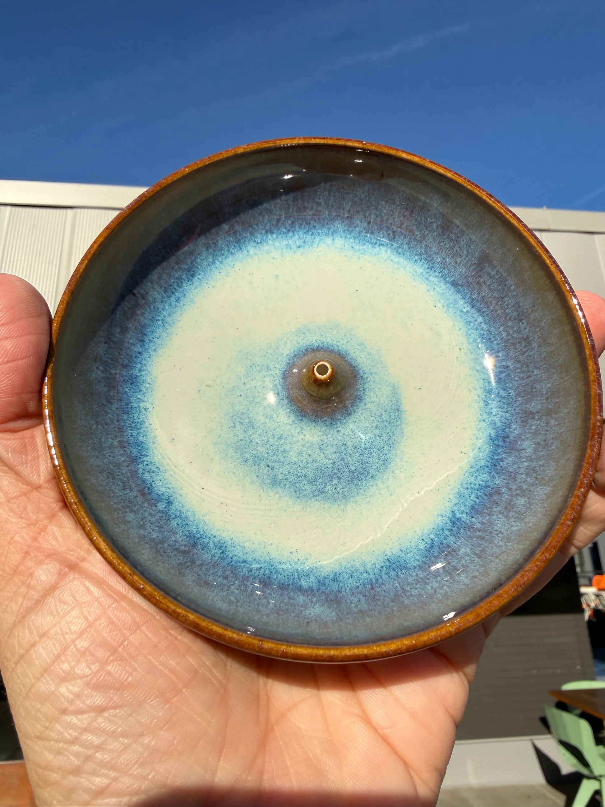 Ceramic Glazed Incense Holders