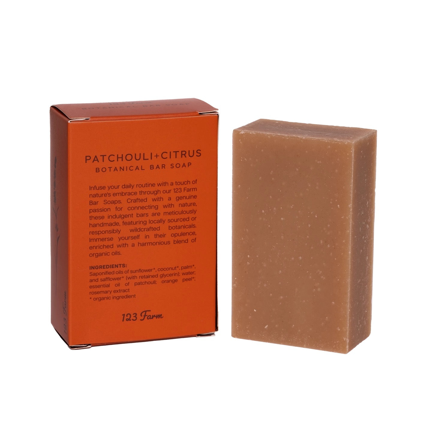 Patchouli + Citrus | Organic Bar Soap, 4 oz