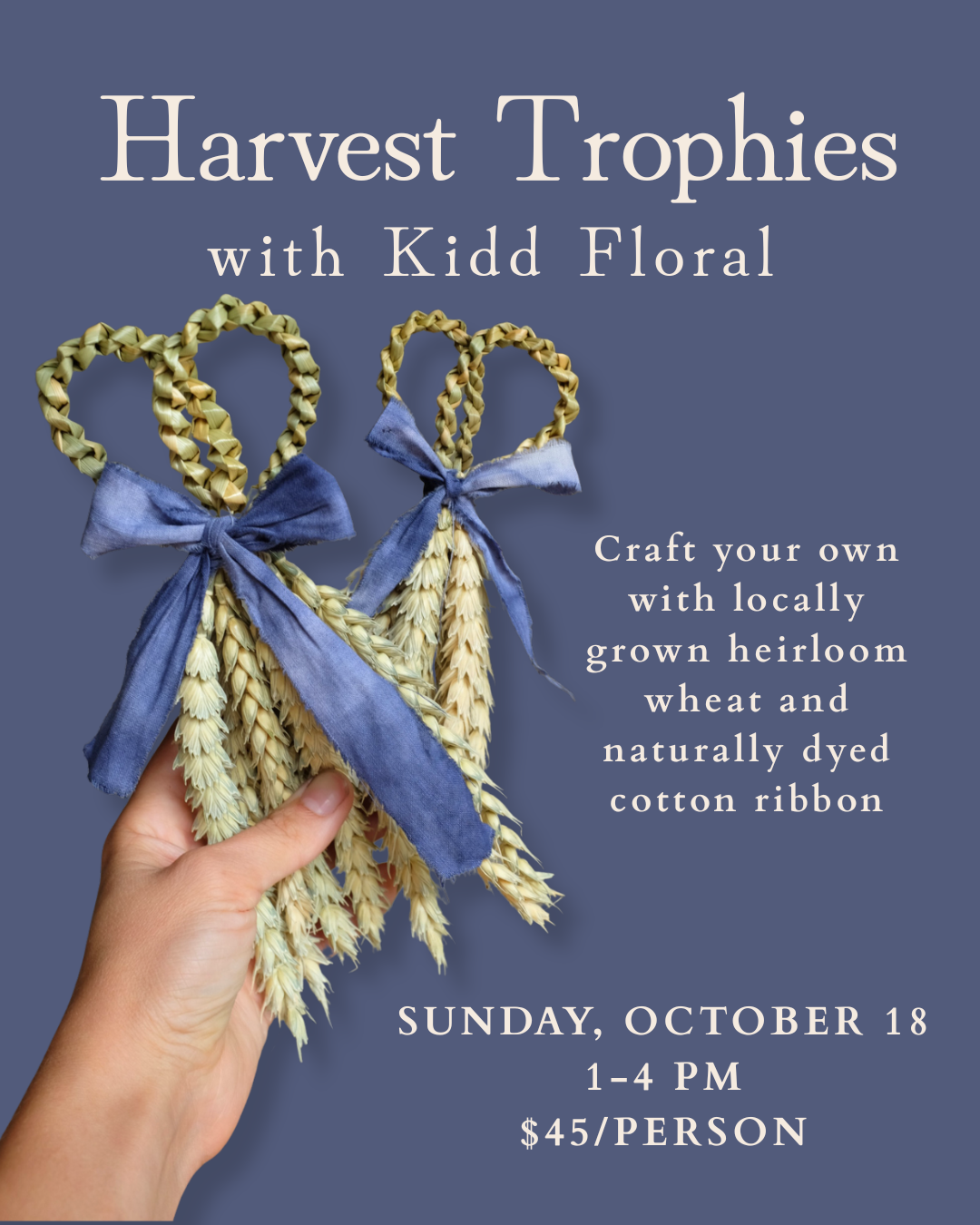 Harvest Trophy Workshop 10/18