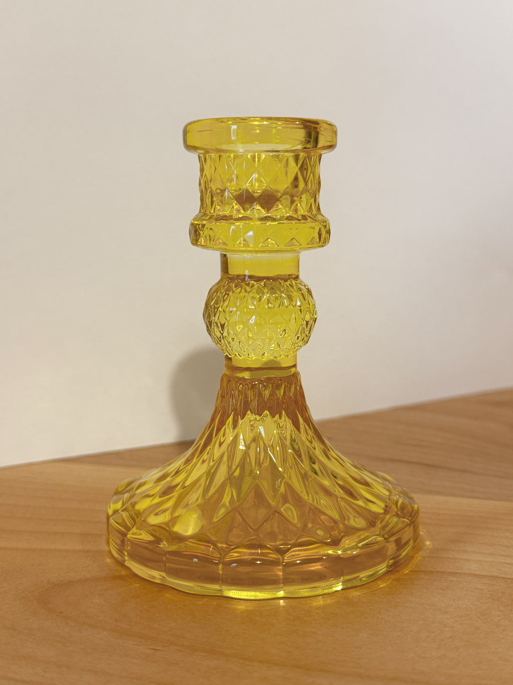 Glass Candle Holders - Tall