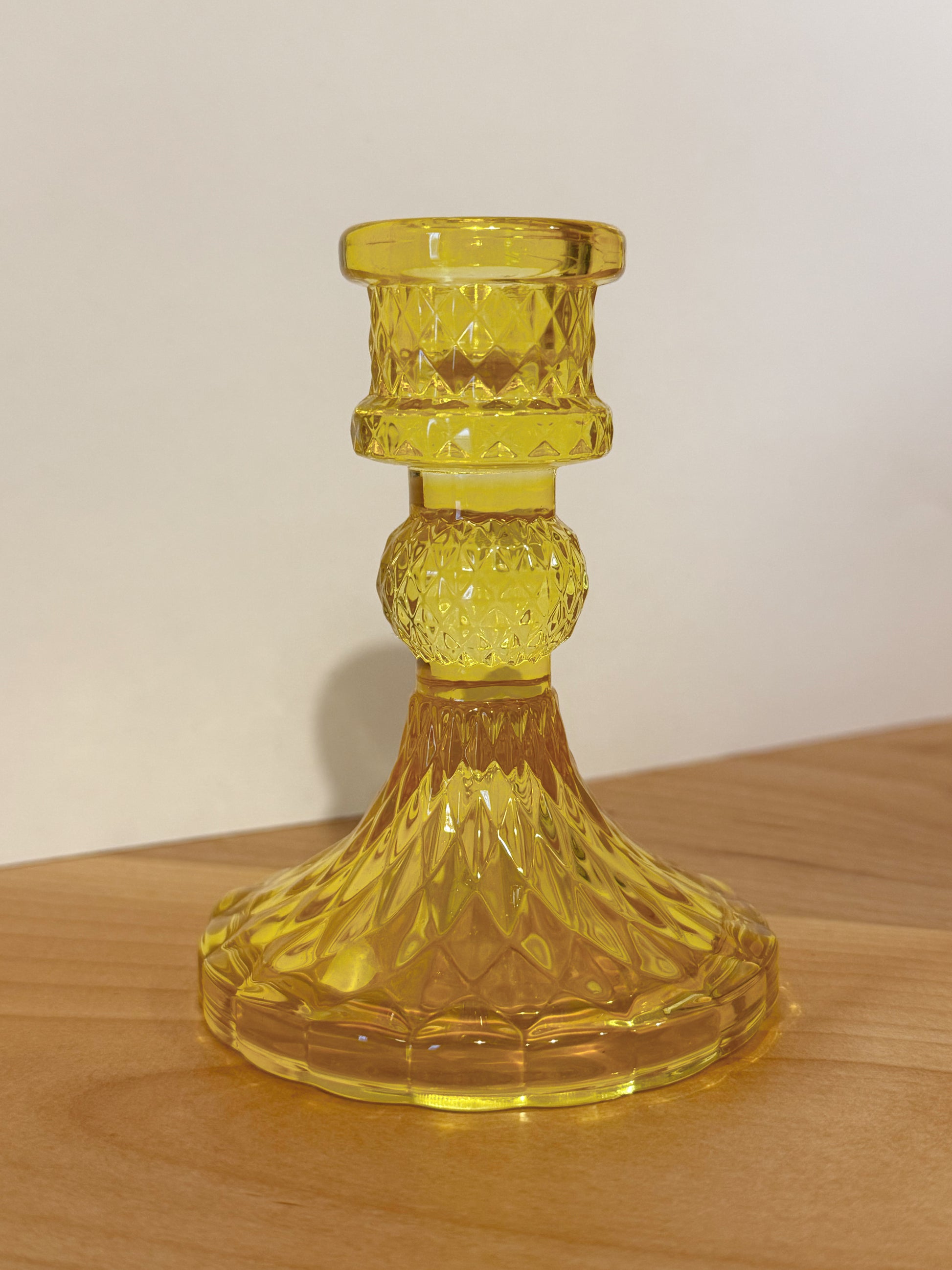 Glass Candle Holders - Tall