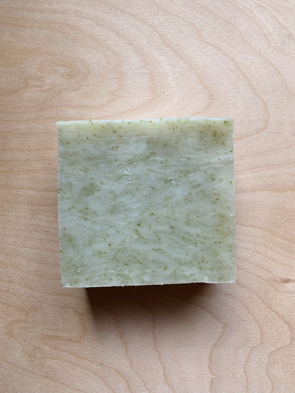 Trail bar soap, top-down view