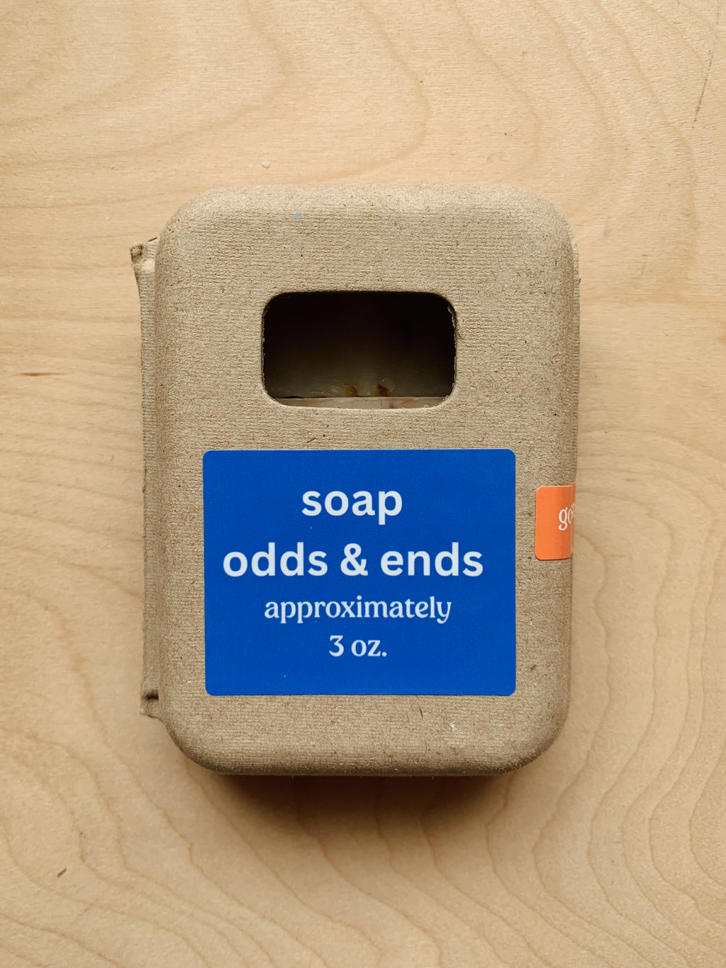 Box of soap, front view