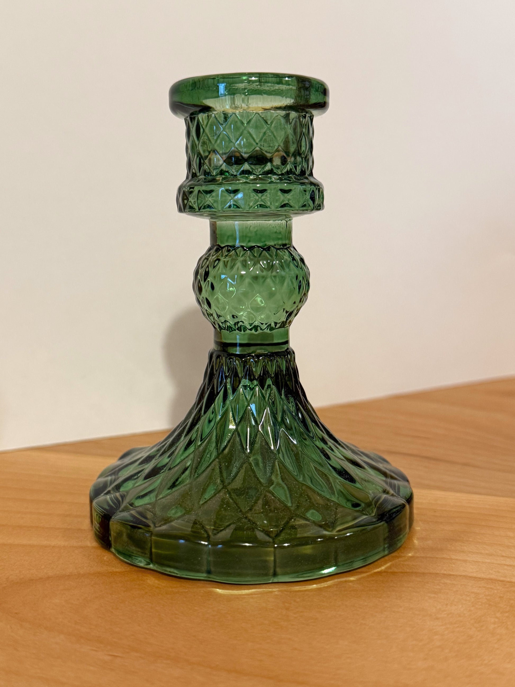 Glass Candle Holders - Tall