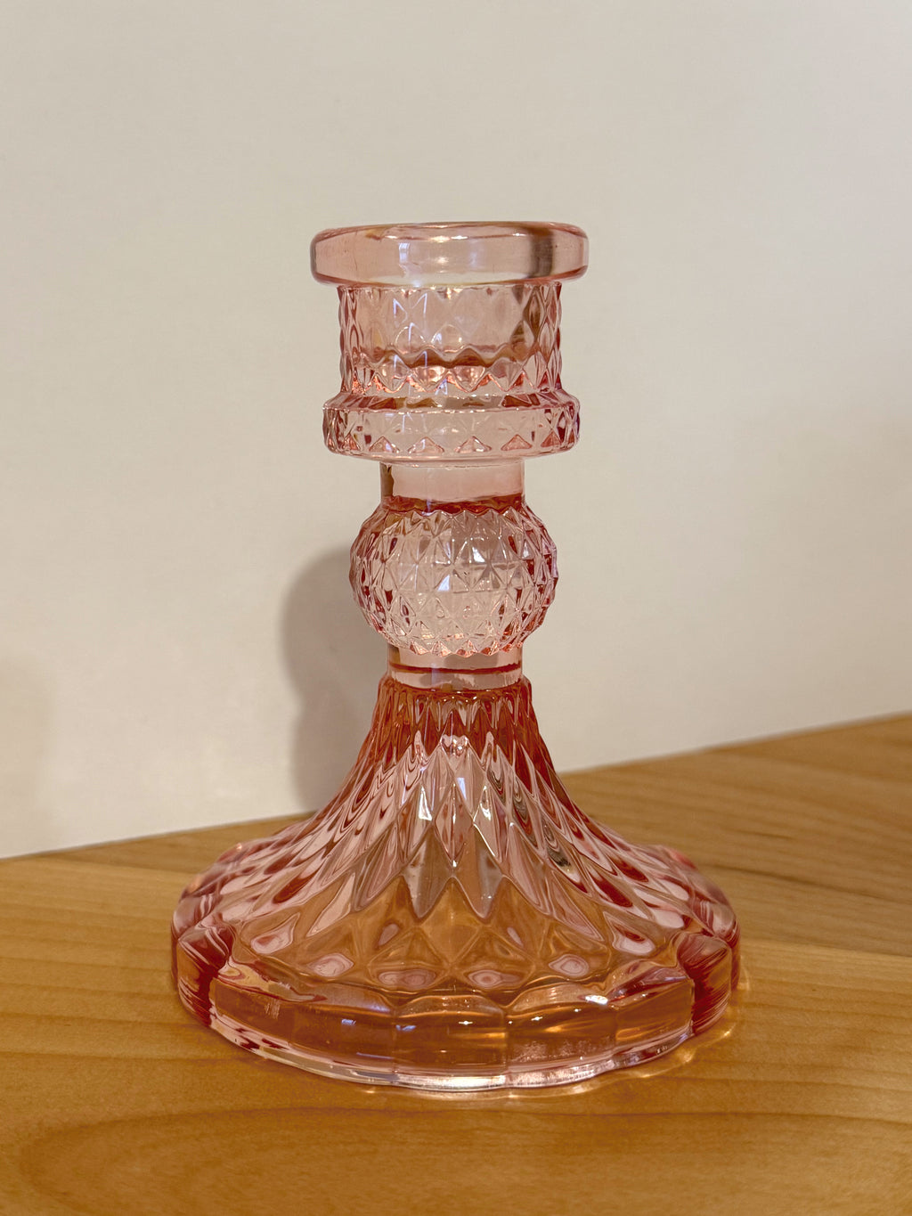 Glass Candle Holders - Tall