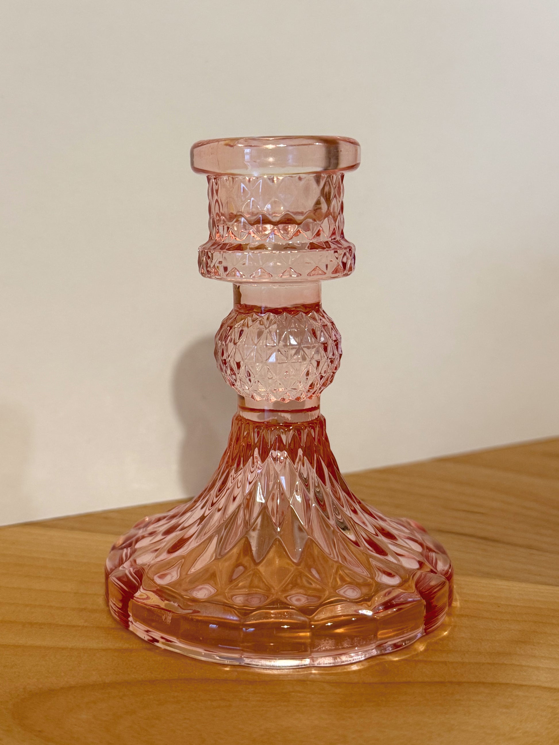 Glass Candle Holders - Tall