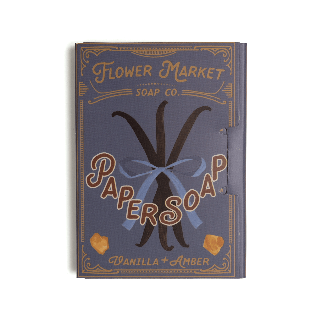 Paper Soap – Vanilla + Amber, 50 sheets