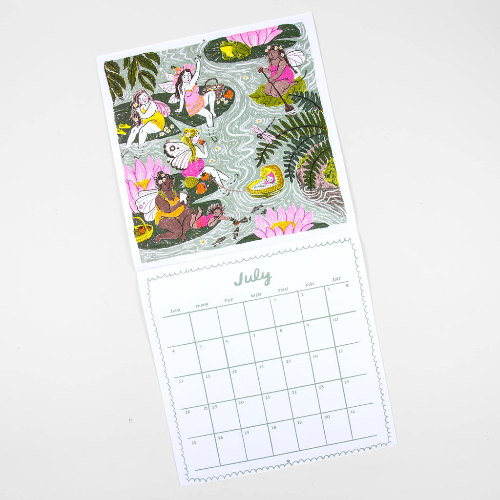 Phoebe Wahl Fairyland 2027 Wall Calendar