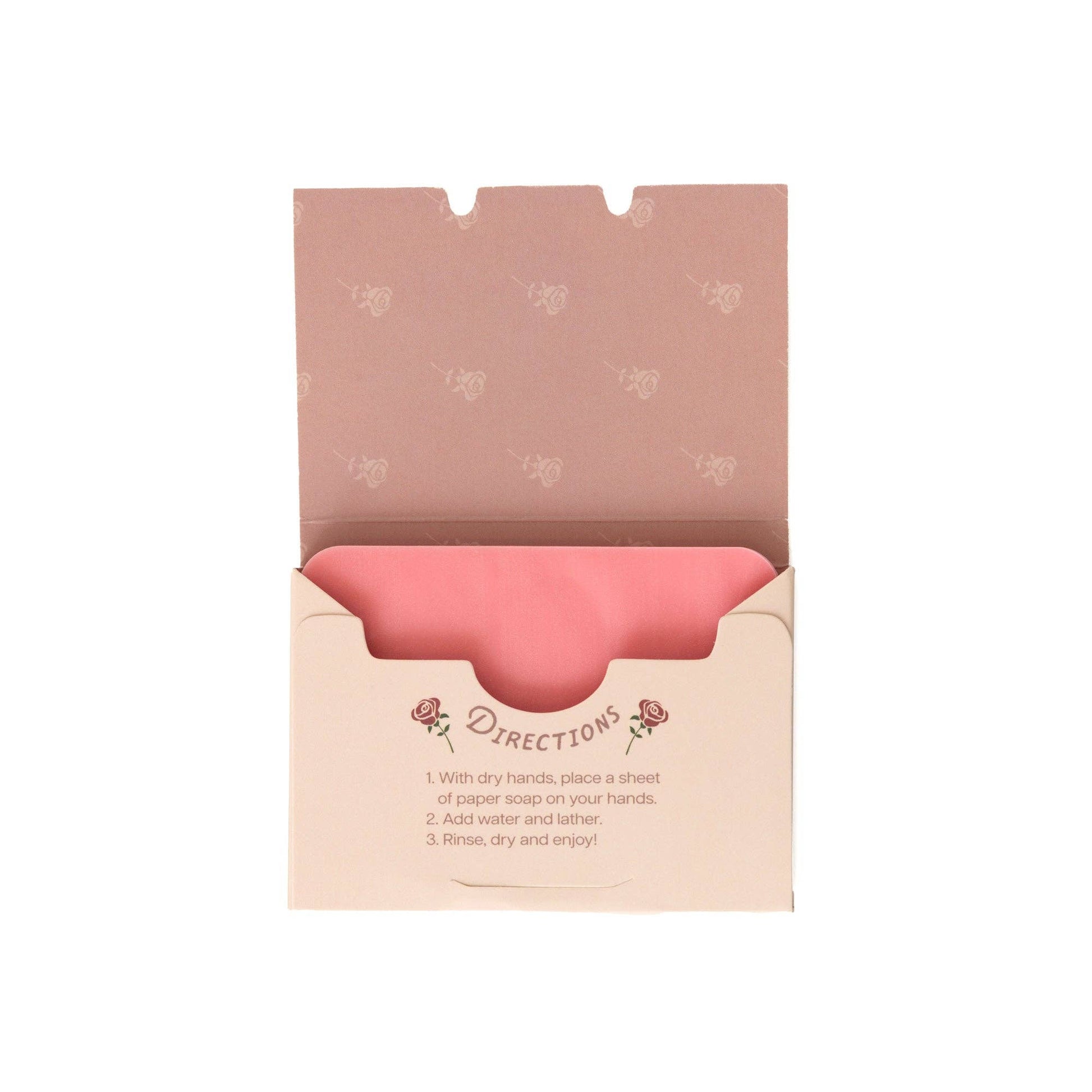 Paper Soap – Rose Scent, 50 Sheets