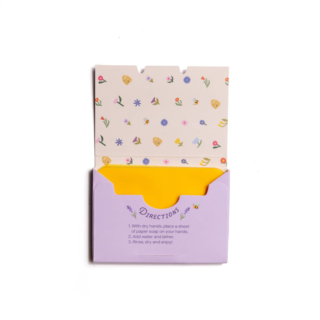 Paper Soap – Lavender Honey Scent, 50 Sheets