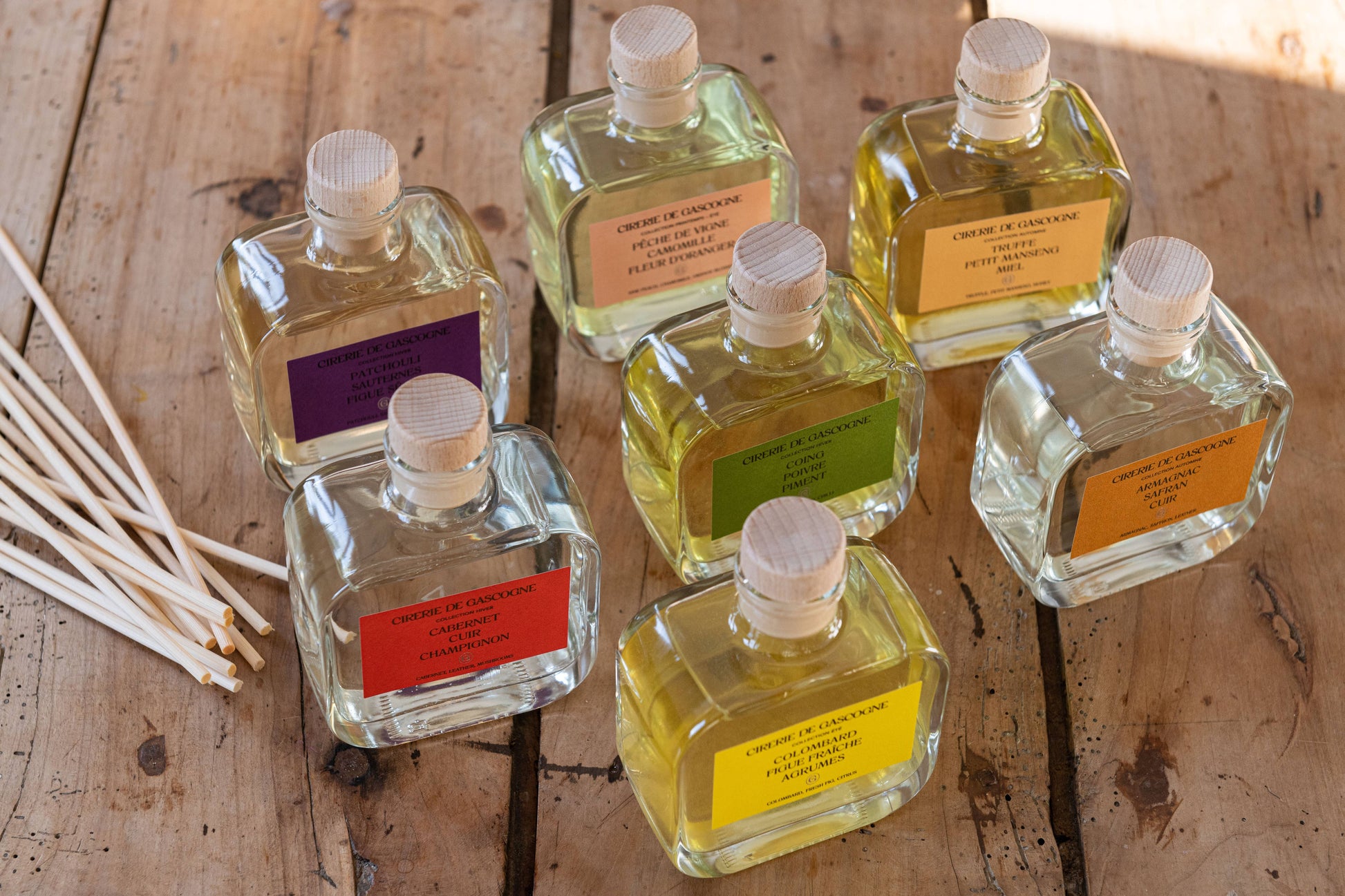 Armagnac, Saffron, Leather Reed Diffuser